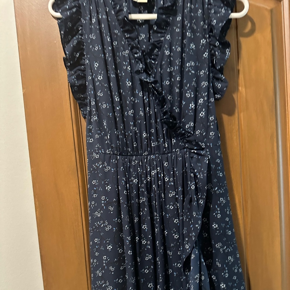 Kate spade floral midi dress includes sash
